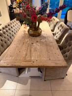 Kloostertafel set - Groot + Salon - Prachtige staat!, 100 tot 150 cm, 200 cm of meer, Ophalen of Verzenden, Zo goed als nieuw