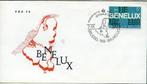 c0142 België 1974 BENELUX Landkaart, Postzegels en Munten, Postzegels | Eerstedagenveloppen, Onbeschreven, Ophalen, Europa