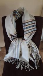 Zusss crème sjaal met bruin/blauwe ruit, Maat 46/48 (XL) of groter, Ophalen of Verzenden, Zo goed als nieuw, Sjaal