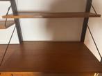 Vintage Deens design bureauplank Poul Cadovius wandsysteem, Gebruikt, Ophalen of Verzenden, Minder dan 150 cm, 25 tot 50 cm