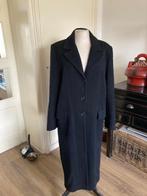 Minimalistische jas, diepzwart maat 40-42. Wol 80/Poly 20., Kleding | Dames, Maat 38/40 (M), Verzenden, Zwart, Geen merk