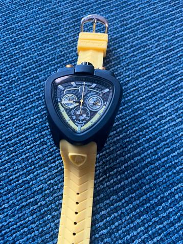 Lamborghini horloge geel polshorloge watch urus hurrican beschikbaar voor biedingen