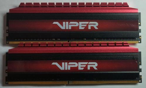 64GB DDR4 2x 32GB PC4-28800 3600MHz Patriot Viper 3523 Desk., Computers en Software, RAM geheugen, Gebruikt, Desktop, 64 GB, DDR4