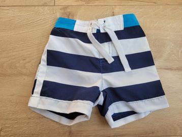 HEMA blauw wit gestreepte zwembroek maat 62/68 ~ MS3129 beschikbaar voor biedingen