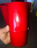 Drinkbekers (3Tupperware, enzo )2 of 1€elke of allemaal 8€, Ophalen of Verzenden, Zo goed als nieuw, Rood, Beker of Kan