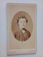 CDV Leeuwarden Man, Verzamelen, Gebruikt, Foto, Ophalen of Verzenden, Voor 1940