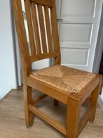 houten stoelen met rieten zitting, Huis en Inrichting, Stoelen, Ophalen, Riet of Rotan, Gebruikt, Overige kleuren
