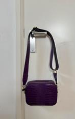 Nieuw mét kaartje! Leren Borse in Pelle tas, Overige merken, Paars, Ophalen of Verzenden, Zo goed als nieuw