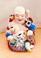 Laughing Buddha / Lachende Boeddha - porselein - puntgaaf, Antiek en Kunst, Ophalen of Verzenden