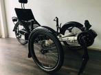 E- Ligfiets/Driewieler: HP Velotechnik Gekko  opvouwbaar., Fietsen en Brommers, Fietsen | Ligfietsen, Ophalen of Verzenden, Zo goed als nieuw
