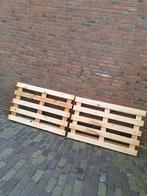 Gratis op te halen 2 pallets, Tuin en Terras, Haardhout, Minder dan 3 m³, Ophalen, Overige houtsoorten, Blokken