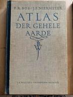 Schoolatlas der gehele aarde. P.R. Bos-Niermeyer. 1939, Bosatlas, Wereld, Ophalen, Gelezen