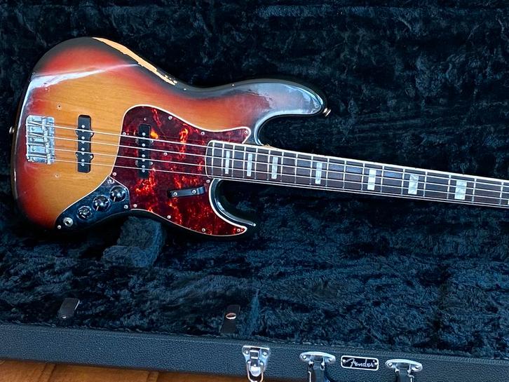 Fender Jazz Bass 1971 (met rapport Boekholt), Muziek en Instrumenten, Snaarinstrumenten | Gitaren | Bas, Gebruikt, Elektrisch