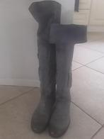 Hoge laarzen., Hoge laarzen, Ophalen of Verzenden, Zo goed als nieuw, Grijs