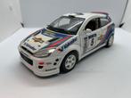 Bburago Ford Focus rally 1/18, Ophalen of Verzenden, Zo goed als nieuw, Auto, Bburago