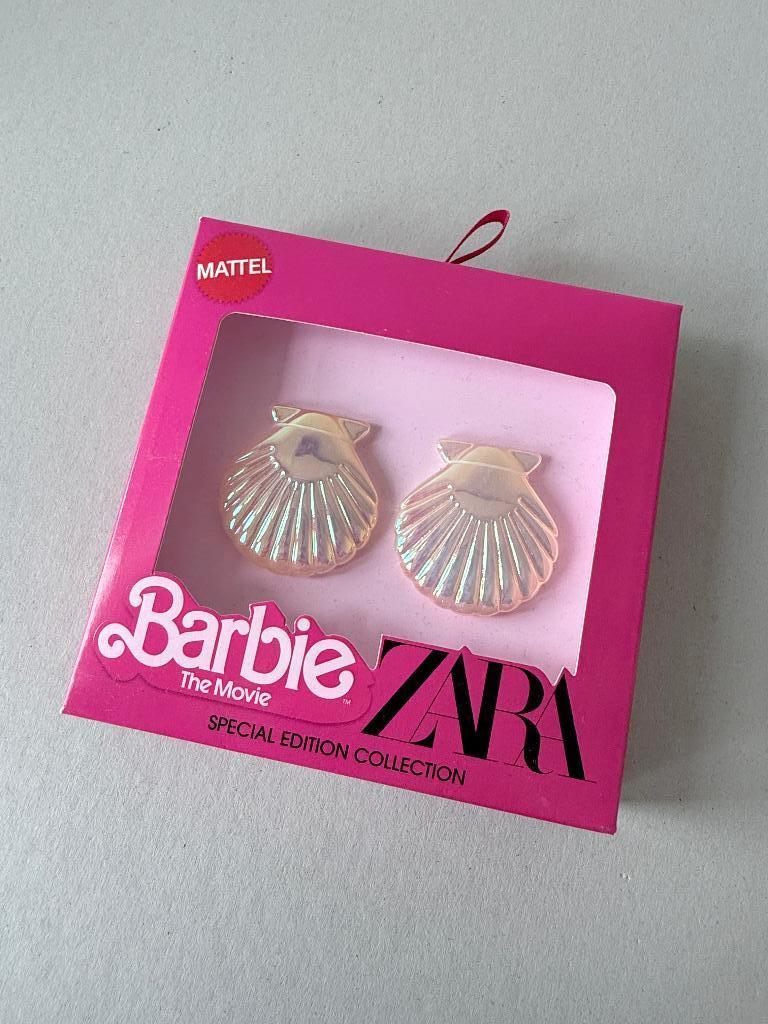 Barbie The Movie ZARA seashell Oorbellen, Ophalen of Verzenden, Nieuw, Accessoires
