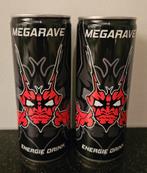 2 x Megarave energie drink ongeopend, Verzamelen, Blikken, Nieuw, Overige merken, Ophalen of Verzenden