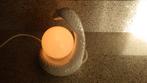 Vintage jaren '80 slangen-tafellamp van keramiek/glas, Huis en Inrichting, Lampen | Tafellampen, Ophalen of Verzenden, Gebruikt