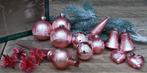 11 Roze kerstballen,1 Piek en 4 sterren, Nieuw, Ophalen of Verzenden