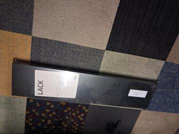 Wandplank/ Ophangplank Lack IKEA 110cm zwart beschikbaar voor biedingen