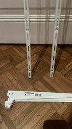 6 plankdragers 40cm en 2 rails 150 cm | totaal €4,-, Ophalen, Gebruikt