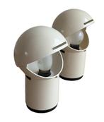 Set van twee Vintage 'Pac-Man' tafellampen Asteroidi Design, Huis en Inrichting, Kunststof, Gebruikt, Vintage, Minder dan 50 cm