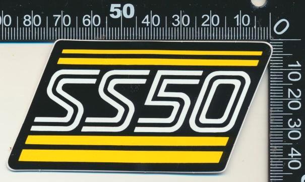 Sticker: SS50, Verzamelen, Stickers, Zo goed als nieuw, Auto of Motor, Ophalen of Verzenden