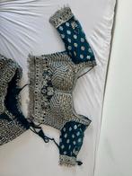Blauwe Lehenga Maat 36/38, Kleding | Dames, Jurken, Ophalen of Verzenden, Zo goed als nieuw, Maat 36 (S), Blauw