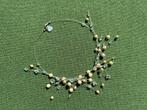 collier zoetwaterparels, Ophalen of Verzenden, Zo goed als nieuw, Wit, Overige materialen