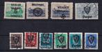 X176a) Eesti WO2 Duitse bez 10x opdruk geen garantie, Ophalen of Verzenden, Overige landen, Gestempeld
