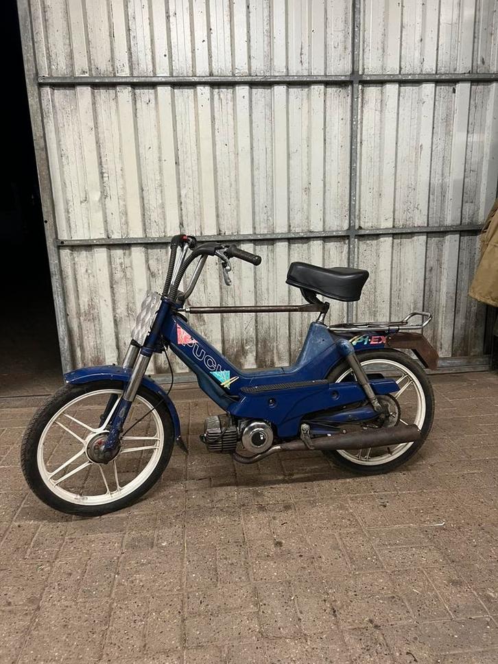 Puch maxi crossbrommer, Fietsen en Brommers, Brommers | Puch, Gebruikt, Maxi, Maximaal 45 km/u, Ophalen