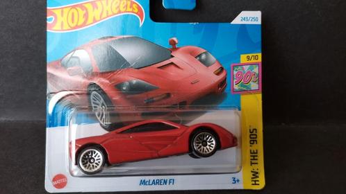 Mc Laren F1 1:64 3inch Hotwheels Pol, Hobby en Vrije tijd, Modelauto's | Overige schalen, Nieuw, Auto, Verzenden