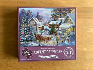 Advents Puzzel 24 x 42 stukjes 70 x 50 cm. €10,00. beschikbaar voor biedingen