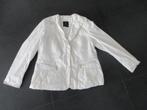 cremekleurige dames jas, maat 46, Ophalen of Verzenden, Zo goed als nieuw, Maat 46/48 (XL) of groter, Overige kleuren