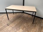 Simpele kantine/vergadertafel – Ahorn (160), Ophalen of Verzenden, In hoogte verstelbaar, Gebruikt