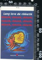 Sticker: Nederlandse Hartstichting - Lang leve de rikketik, Verzenden, Zo goed als nieuw, Bedrijf of Vereniging