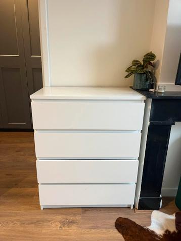 Witte IKEA Malm ladekast - afbeelding 3