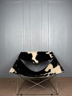 Zeldzame Artifort F675 Butterfly Papillon design fauteuil, Artifort, Ophalen of Verzenden, Metaal, 75 tot 100 cm