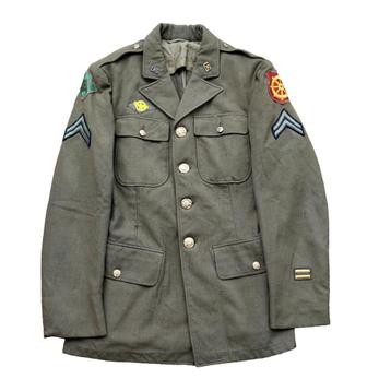WWII US Class A Jacket 4th Infantry Division Named beschikbaar voor biedingen