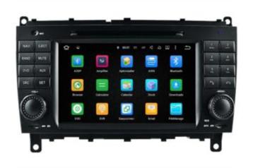 Radio Navigatie Mercedes C Klasse android 13 apple carplay beschikbaar voor biedingen