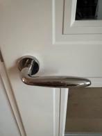 3 paar deurbeslag, Svedex Flair, zilver, Doe-het-zelf en Verbouw, Hang- en Sluitwerk, Ophalen of Verzenden, Zo goed als nieuw