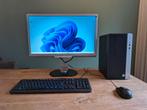 Complete HP Computer met beeldscherm - Windows 11 Pro - SSD, Computers en Software, Desktop Pc's, HP Prodesk, 256 GB, Met monitor