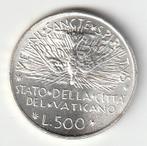 500  lire  1978  Vaticaan. km. 140  proof/unc, Ophalen of Verzenden, Overige landen, Losse munt, Zilver