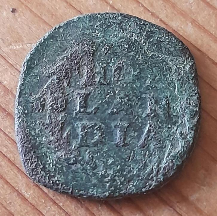 duit Holland 1593-1598 zj (lot 3), Postzegels en Munten, Munten | Nederland, Losse munt, Overige waardes, Vóór koninkrijk, Ophalen of Verzenden