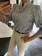 Nukus, super lief bloesje in grijs/wit blokje, S/M, Maat 38/40 (M), Nieuw, Ophalen of Verzenden, Grijs