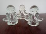 Vintage glazen engeltjes, kaarsenhouders, kandelaars, kerst, Ophalen, Zo goed als nieuw