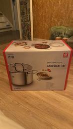Zwilling trueflow pannen set 5stk, Huis en Inrichting, Ophalen, Zo goed als nieuw, Rvs, Pannenset