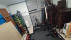 Halterstang en gewichten 130kg, Sport en Fitness, Fitnessapparatuur, Ophalen, Gebruikt, Metaal