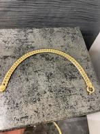 14 karaats gouden armband, 19 cm lang, 6.4 mm breed, Sieraden, Tassen en Uiterlijk, Nieuw, Goud, Goud, Ophalen of Verzenden
