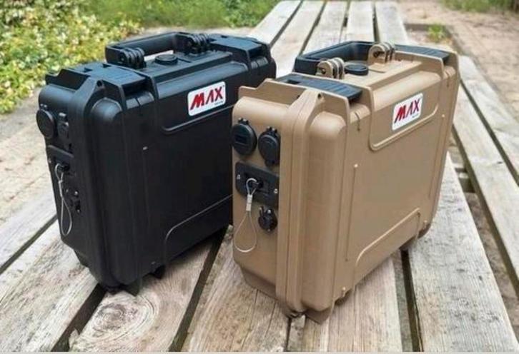 Nieuwe 105ah lithium lifepo4 accu in outdoorbox, Watersport en Boten, Hengelsport | Karpervissen, Nieuw, Overige typen, Ophalen of Verzenden